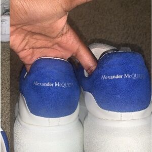 Alexander Mcqueens blue and white size 9.5